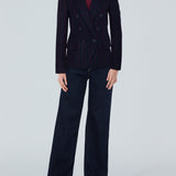 Kenzie Blazer Midnight/Red Stripe