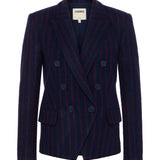 Kenzie Blazer Midnight/Red Stripe