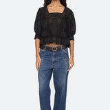Franca Lace Top Black