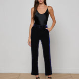 Rebel Velvet Trouser Midnight