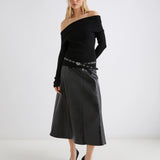 Falange Skirt Black