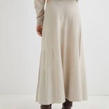 Ermes Midi Skirt Natural