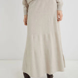 Ermes Midi Skirt Natural