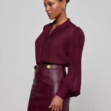 Noor Blouse Dark Port