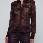 MAIA LACE BUTTONDOWN BLS
