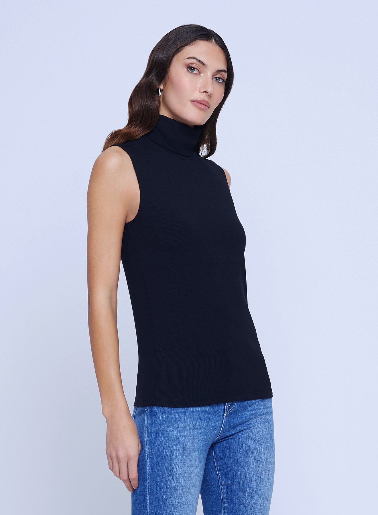 CECI SLVLESS TURTLE NECK