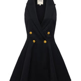 Royalty Mini Dress Black