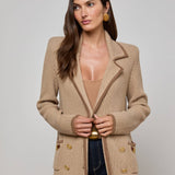 Ranch Knit Blazer Natural/Brown