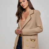 Ranch Knit Blazer Natural/Brown
