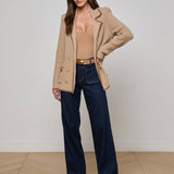 Ranch Knit Blazer Natural/Brown
