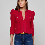 Delli Cardigan Engine Red/Gold