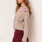 Clementian Cardigan Oatmeal Melange