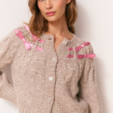 Clementian Cardigan Oatmeal Melange