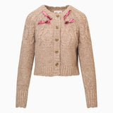 Clementian Cardigan Oatmeal Melange