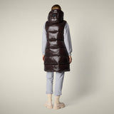 Iria Vest Brown Black