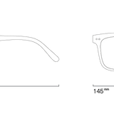 Reading Glasses #L Black