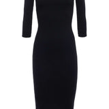 Zolita Off-The-Shoulder Dress Black