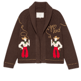 The Lasso Lodge Cardigan Umber