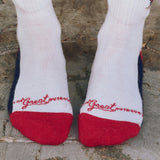 The Ridge Runner Sock Cream Skiier