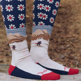 The Ridge Runner Sock Cream Skiier