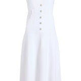 Veena Dress White