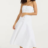 Veena Dress White