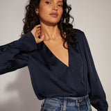 The Date Blouse Navy