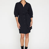 Kate Belted Dress Black Onyx