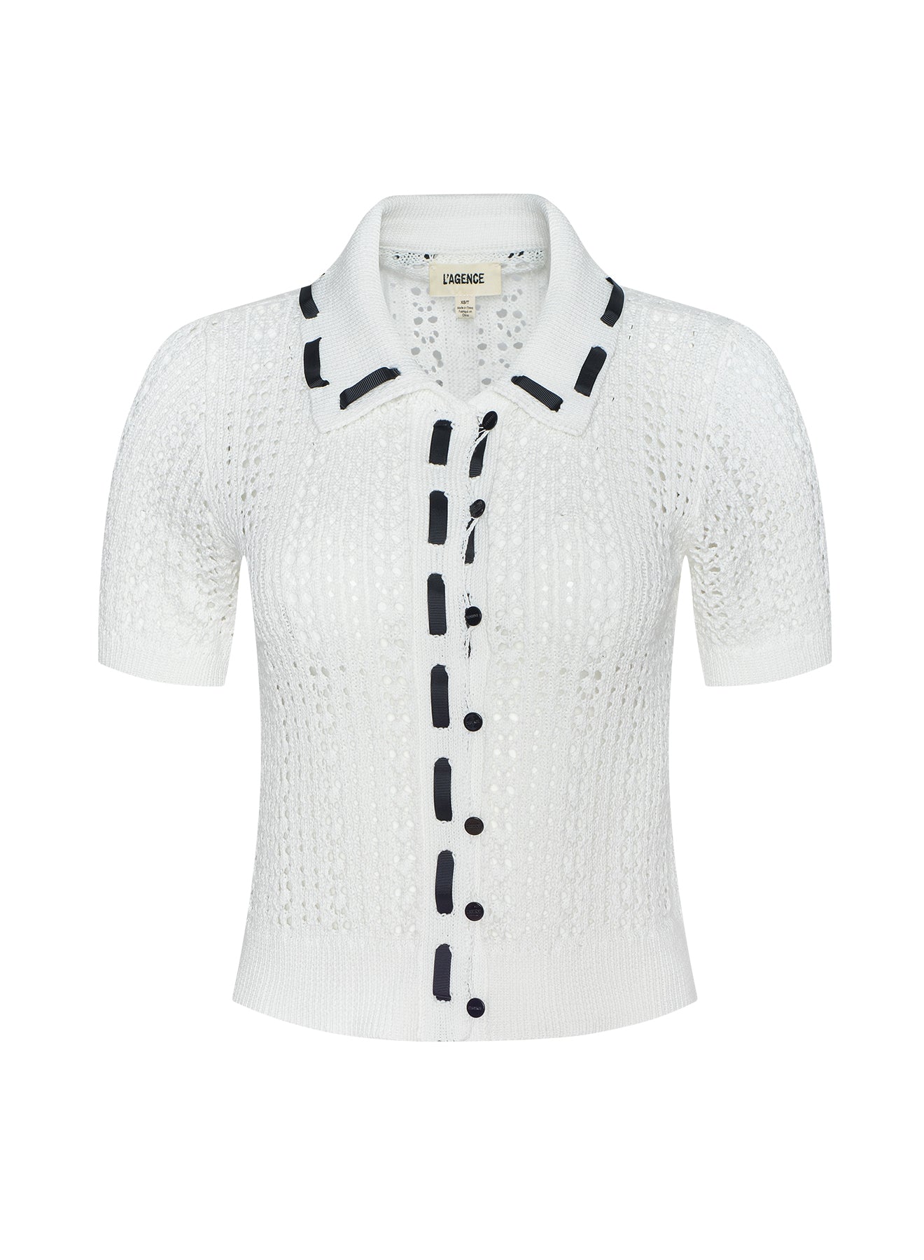 NINETTE PNTL GRSGRAIN SS CARDI