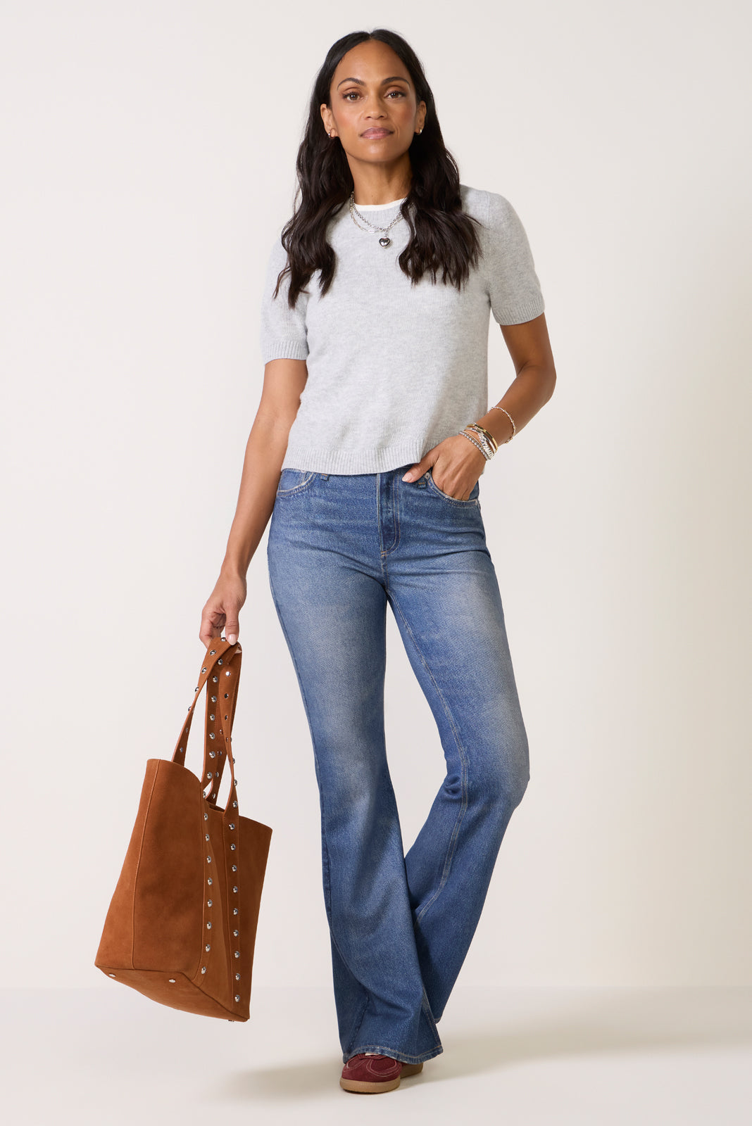 rag & bone Miramar Ponte Dahlia Bootcut