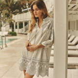 Leora Mini Dress Optic White