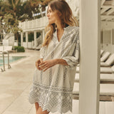 Leora Mini Dress Optic White