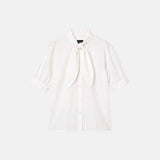 Candyce Shirt Ecru Ribbed