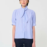 Candyce Shirt Blue w/ Thin Stripes