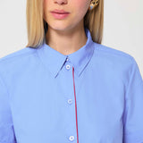 Cassie Shirt Sky Blue Poplin