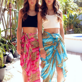 Luciana Pareo Skirt Cyan