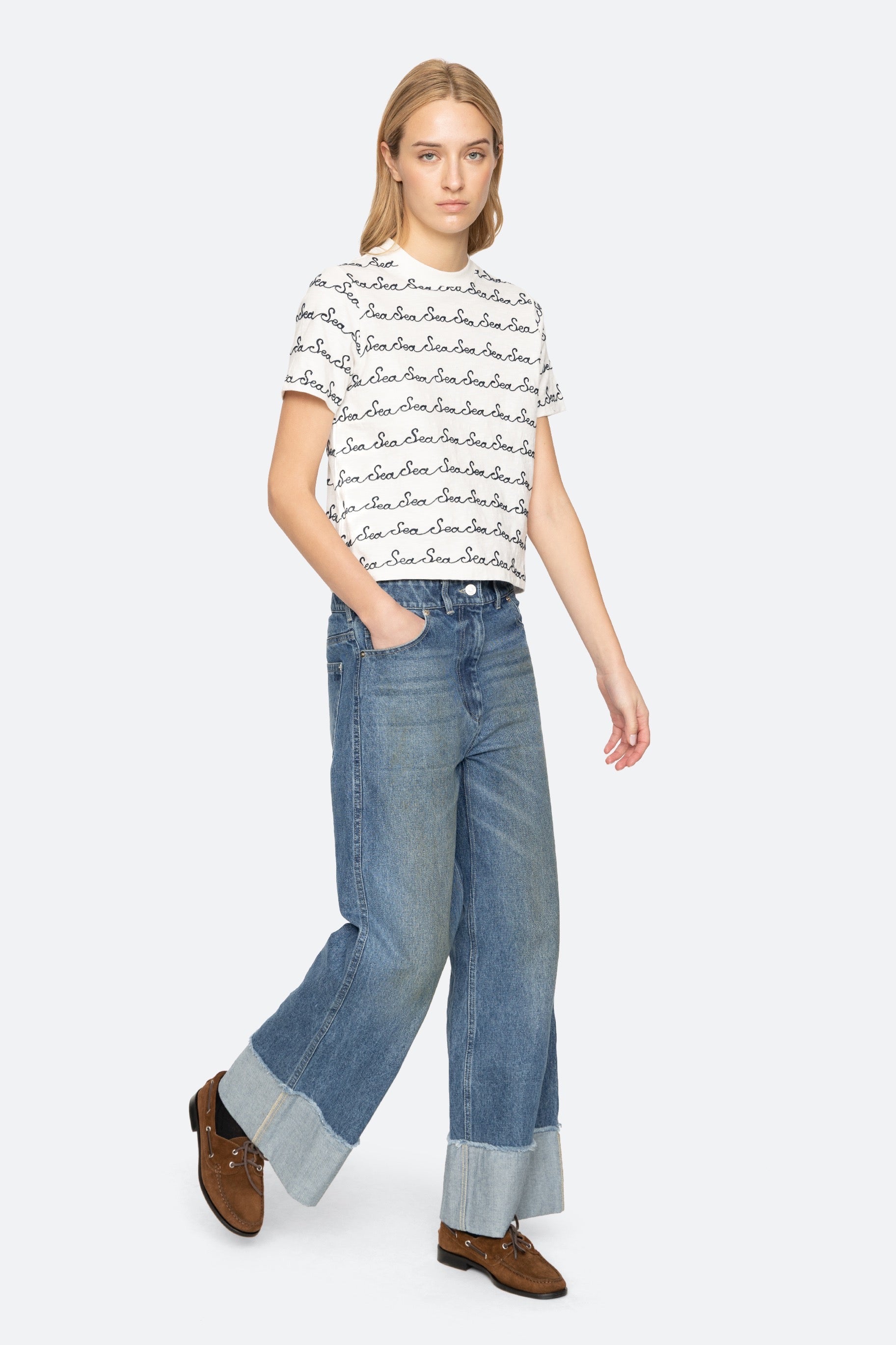 ZAYNA DENIM STRAIGHT LEG JEAN (D1)