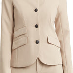 rag & bone Slade Linen Blazer Stone front