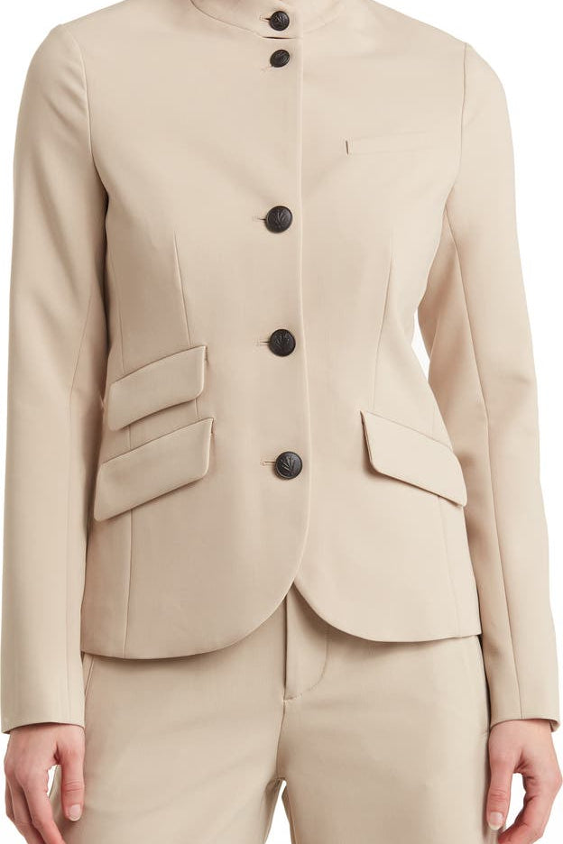 rag & bone Slade Linen Blazer Stone front