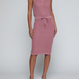 LACEN POINTELLE KNT SKIRT