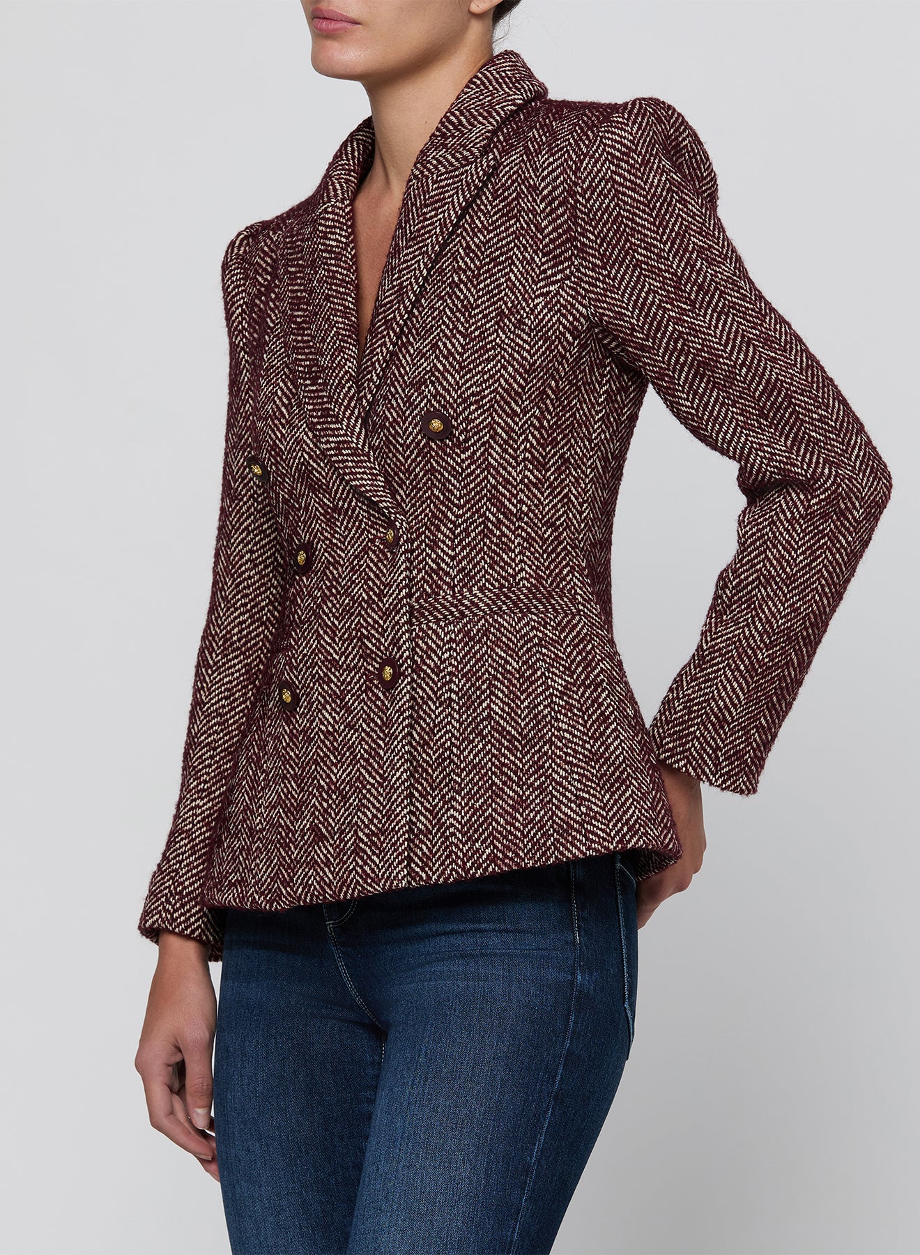 KARIMA DBL BRSTD CINCHED WAIST