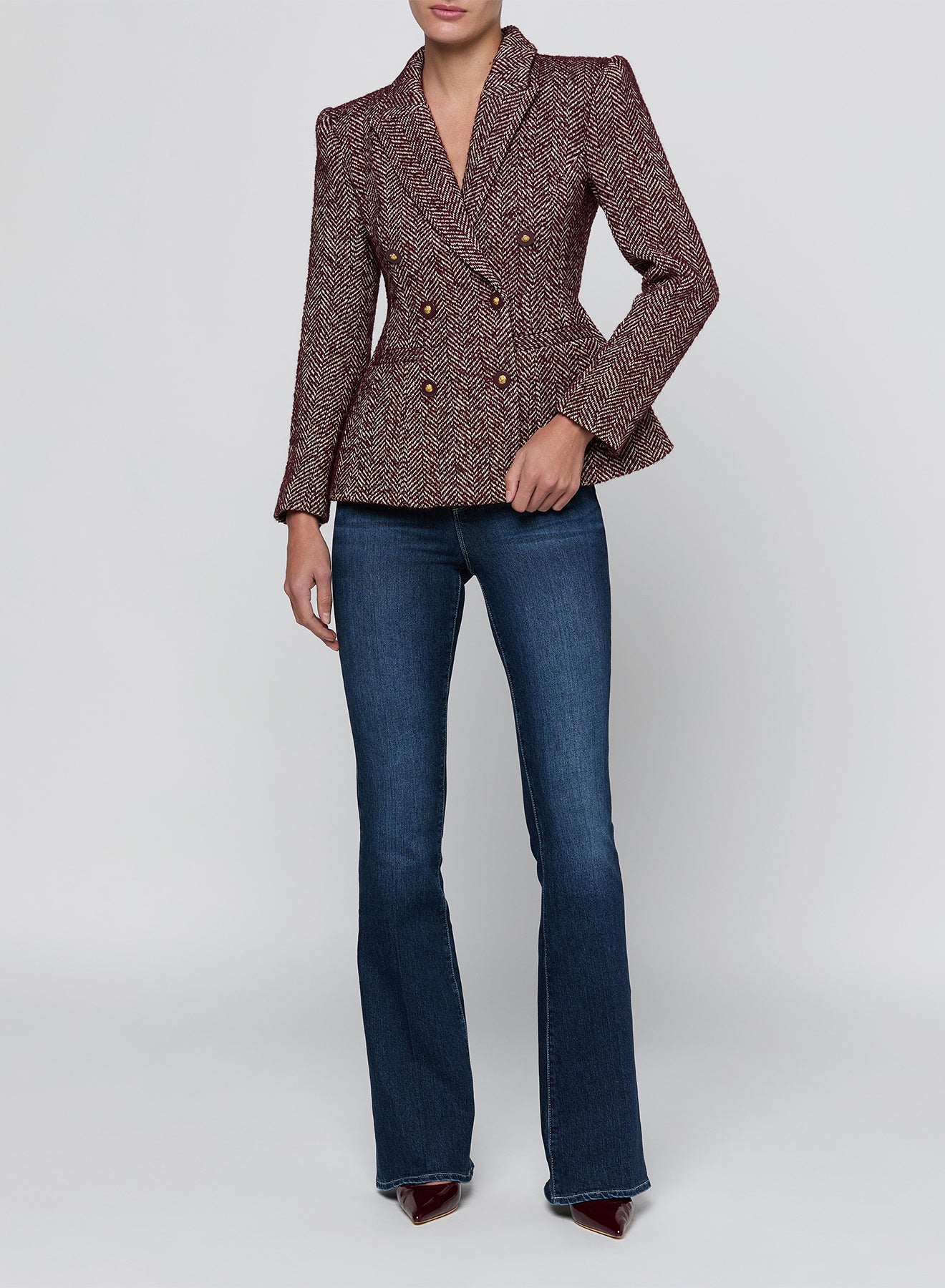 KARIMA DBL BRSTD CINCHED WAIST