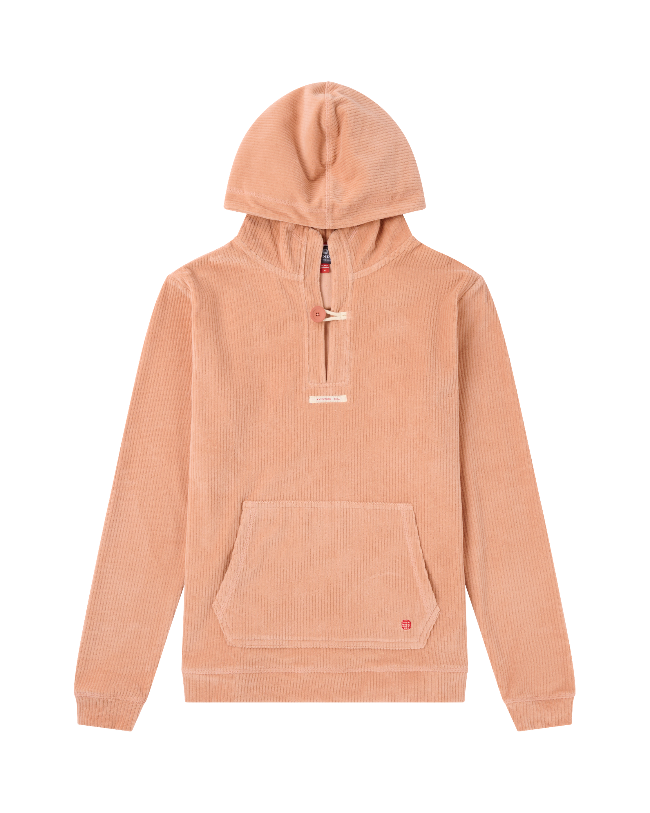 Comfy Cord Hood Womens Apricot front
