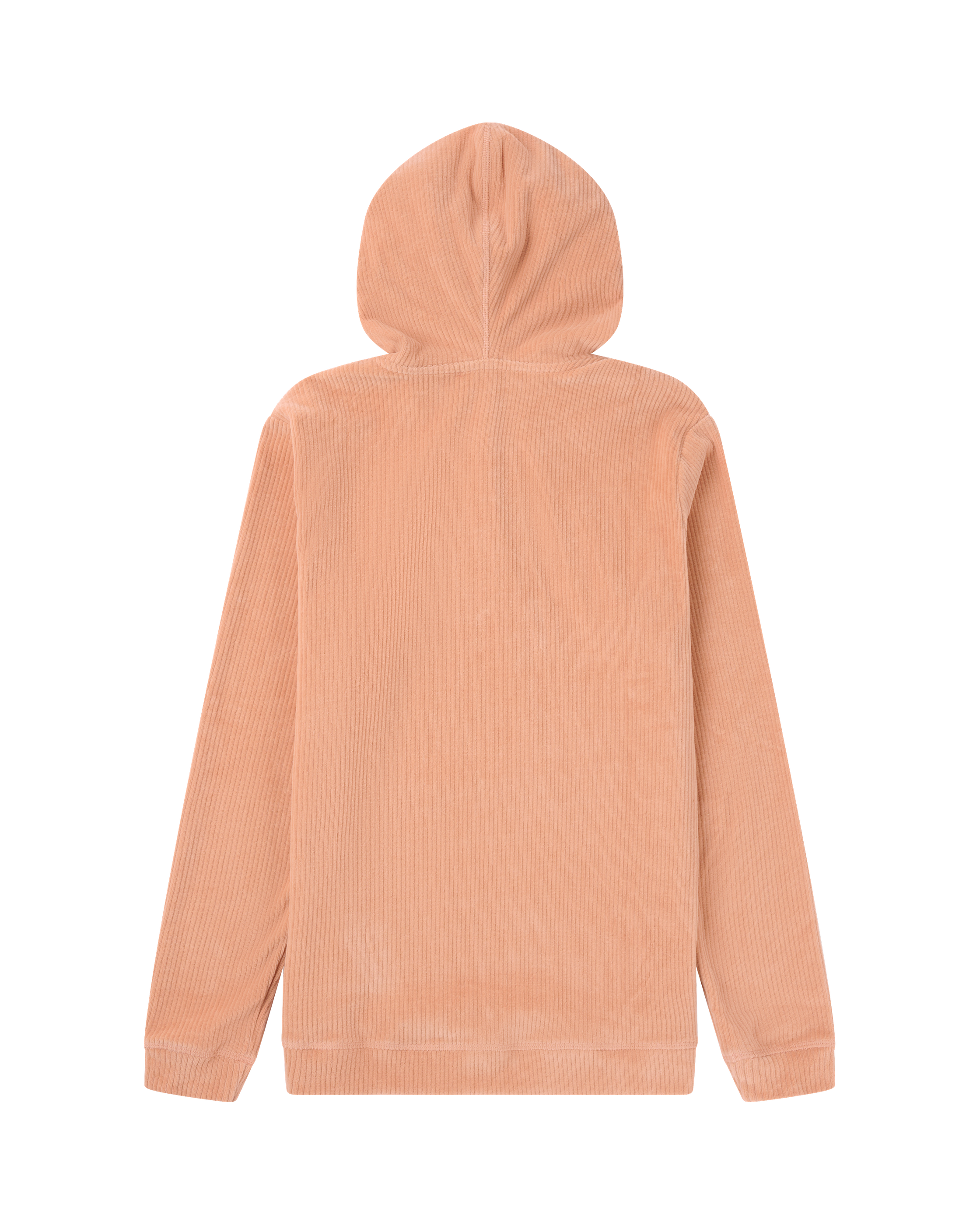 Comfy Cord Hood Womens Apricot back
