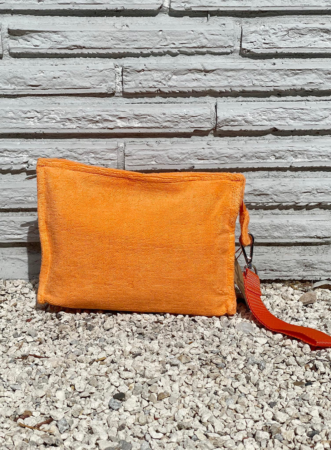 Small Terry Pouch Orange