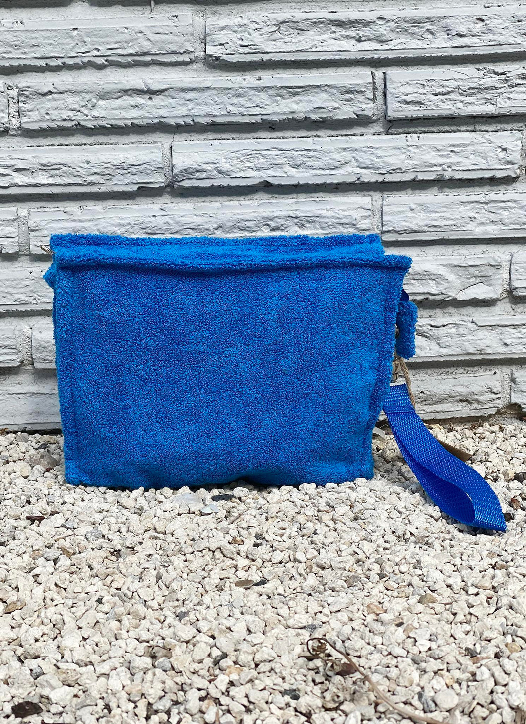 Small Terry Pouch True Blue