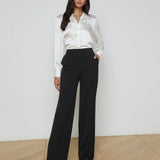 Divya Silk Shirt White