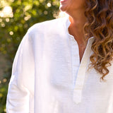 Gabi Popover Shirt White