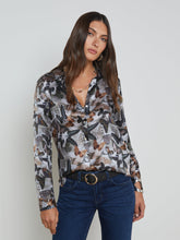 Tyler Blouse Multi Dark Butterfly