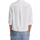 Lucia Poplin Shirt White